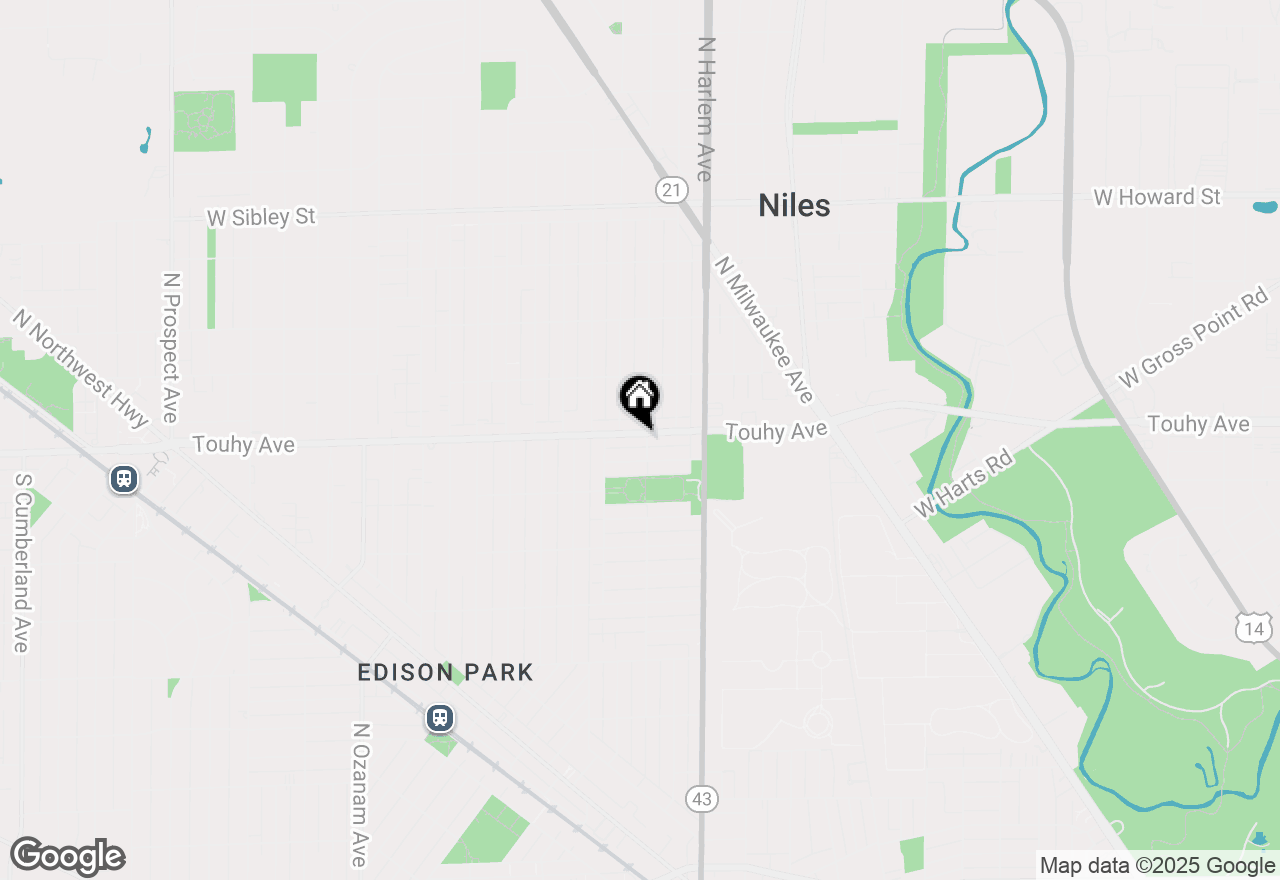 Map of 7305 W Touhy Avenue, Chicago, IL 60631