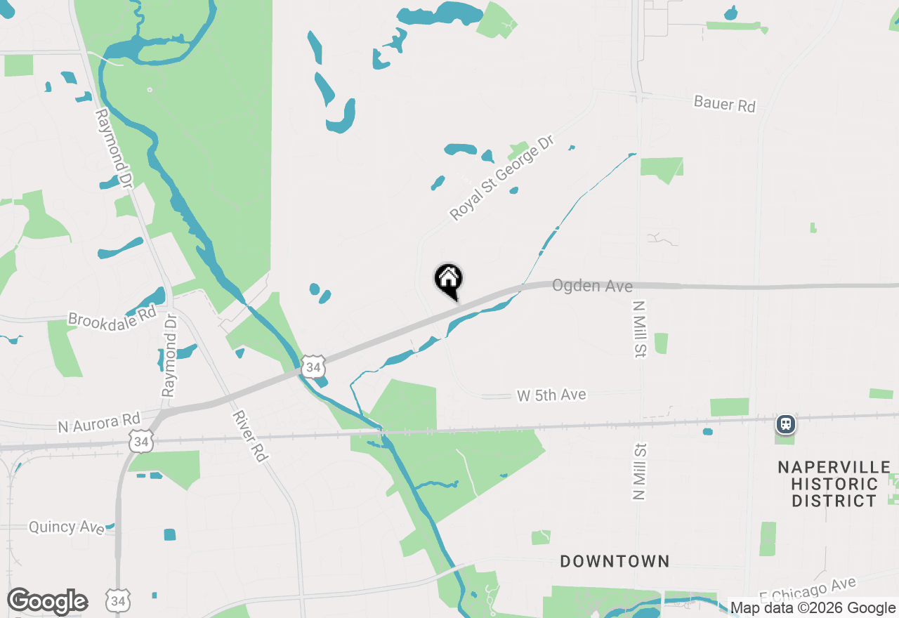 Map of 959 W Ogden Avenue, Naperville, IL 60563