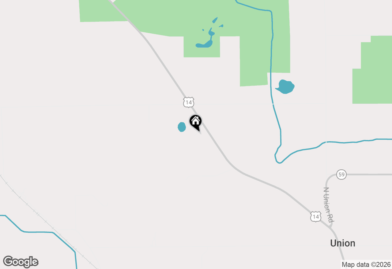 Map of 11365 Us Highway 14 N, Brooklyn, WI 53521