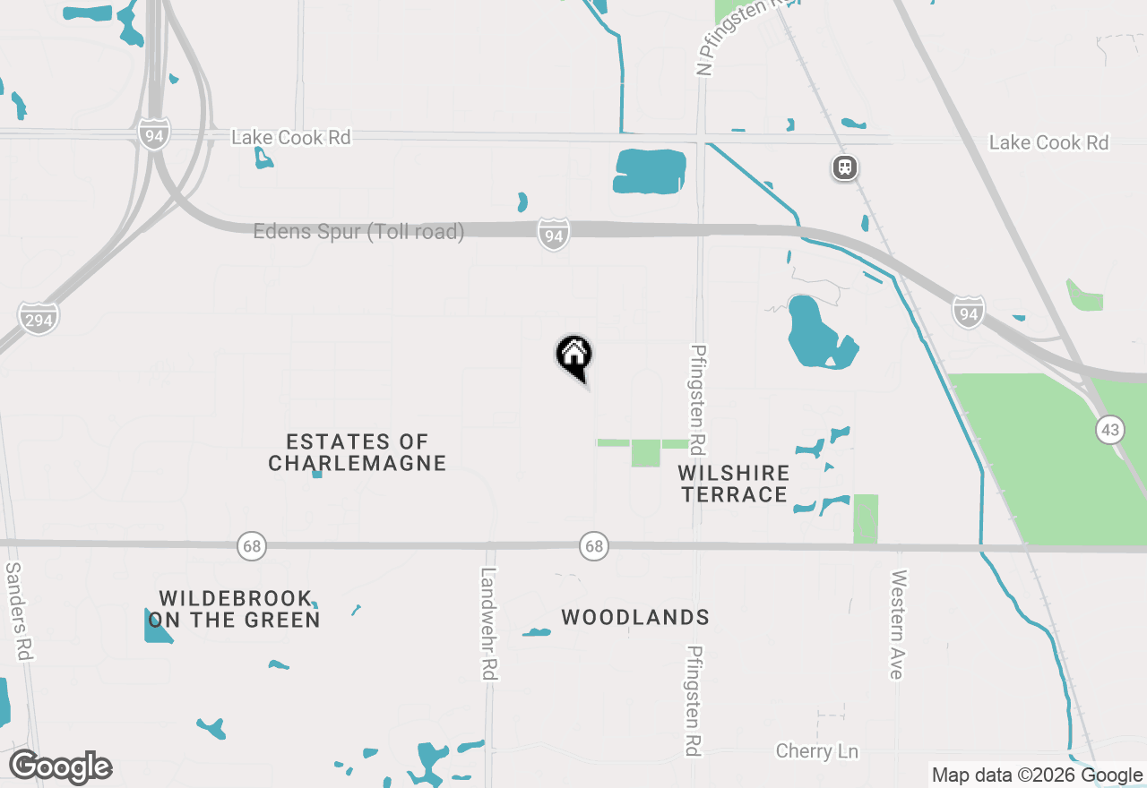 Map of 610 Anthony Trail, Northbrook, IL 60062