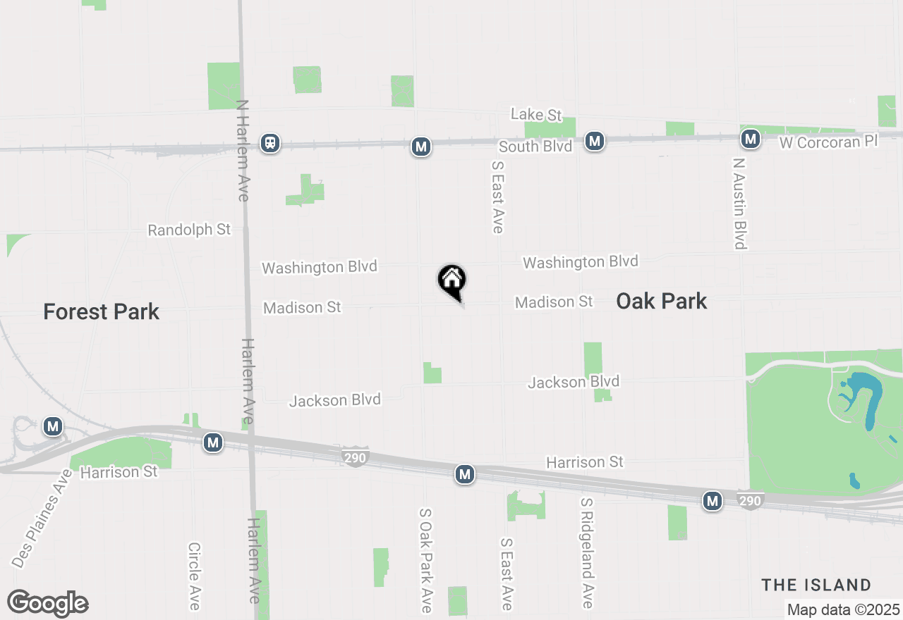 Map of 703 Madison Street #619, Oak Park, IL 60302