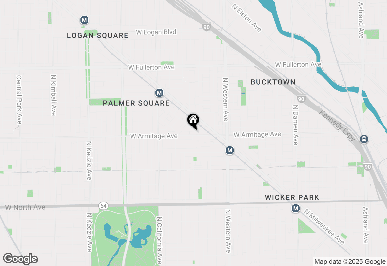 Map of 2556 W Armitage Avenue #403, Chicago, IL 60647