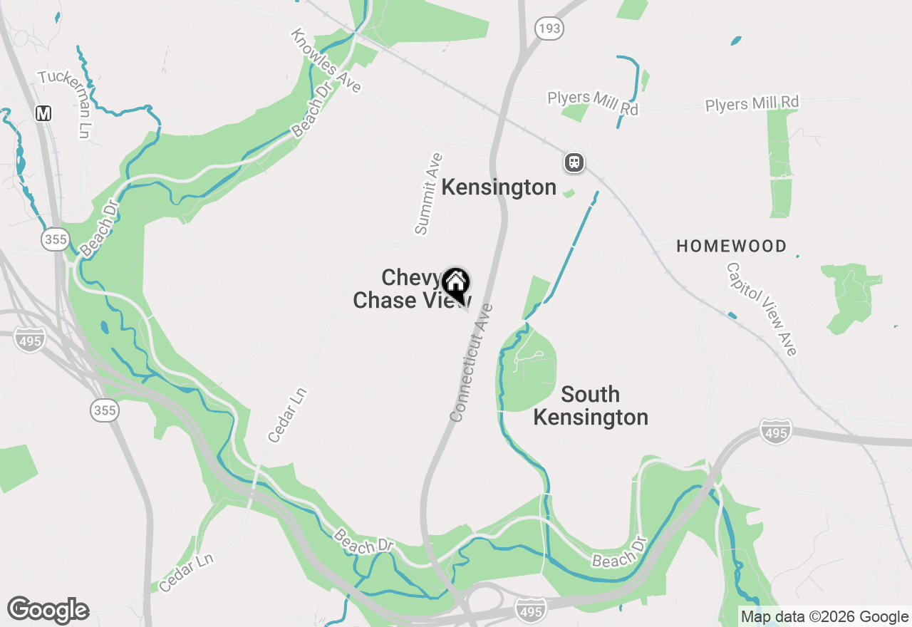 Map of 4005 Everett Street, Kensington, MD 20895