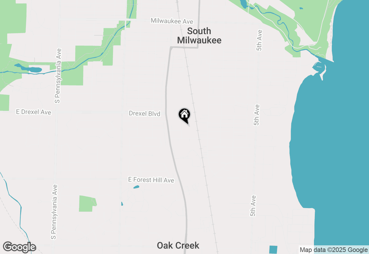 Map of 3207 11th Ave, South Milwaukee, WI 53172