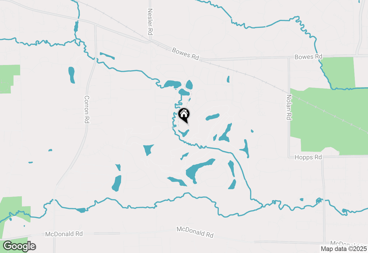 Map of 3555 Tournament Drive, Elgin, IL 60124