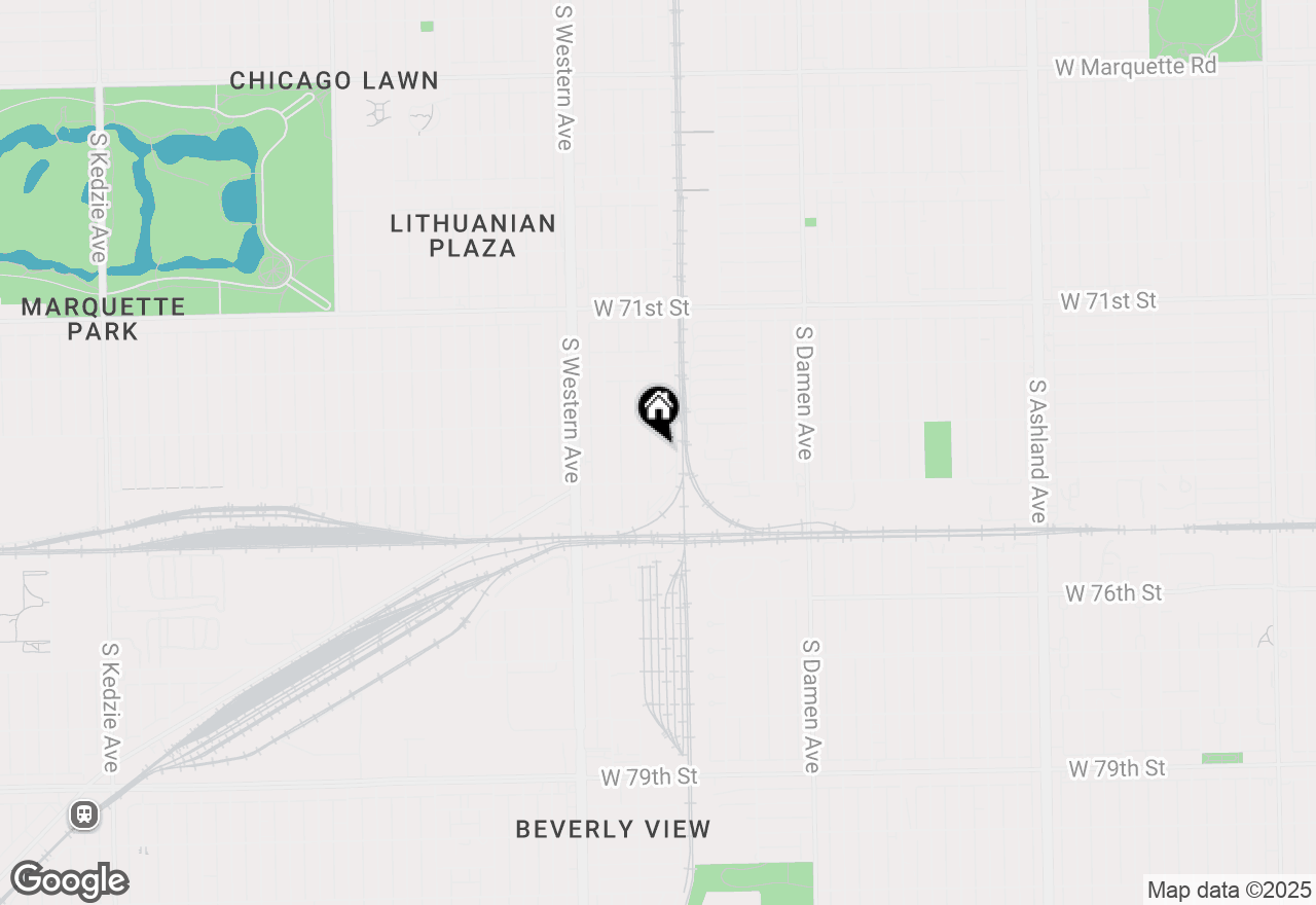 Map of 7328 S Bell Avenue, Chicago, IL 60636