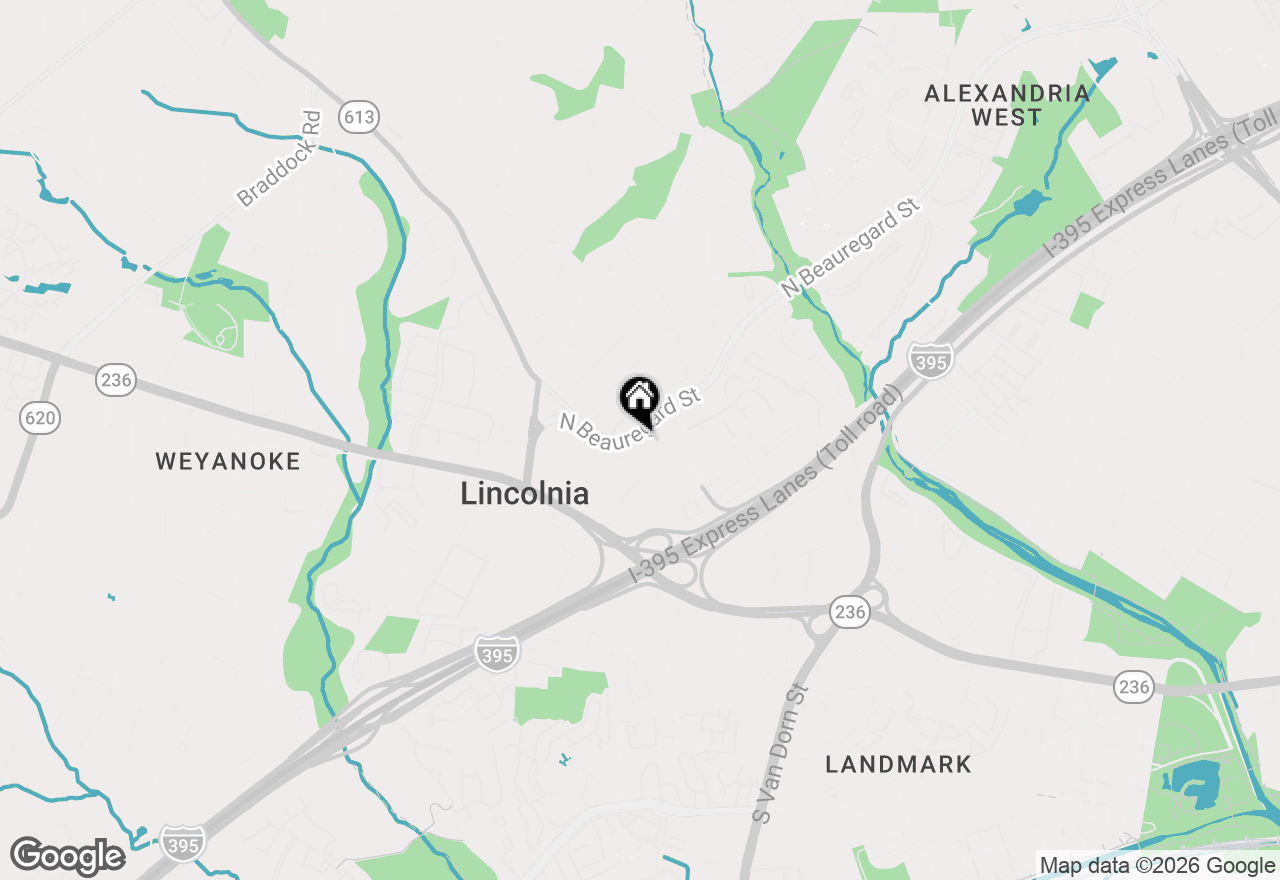 Map of 301 N Beauregard Street #203, Alexandria, VA 22312