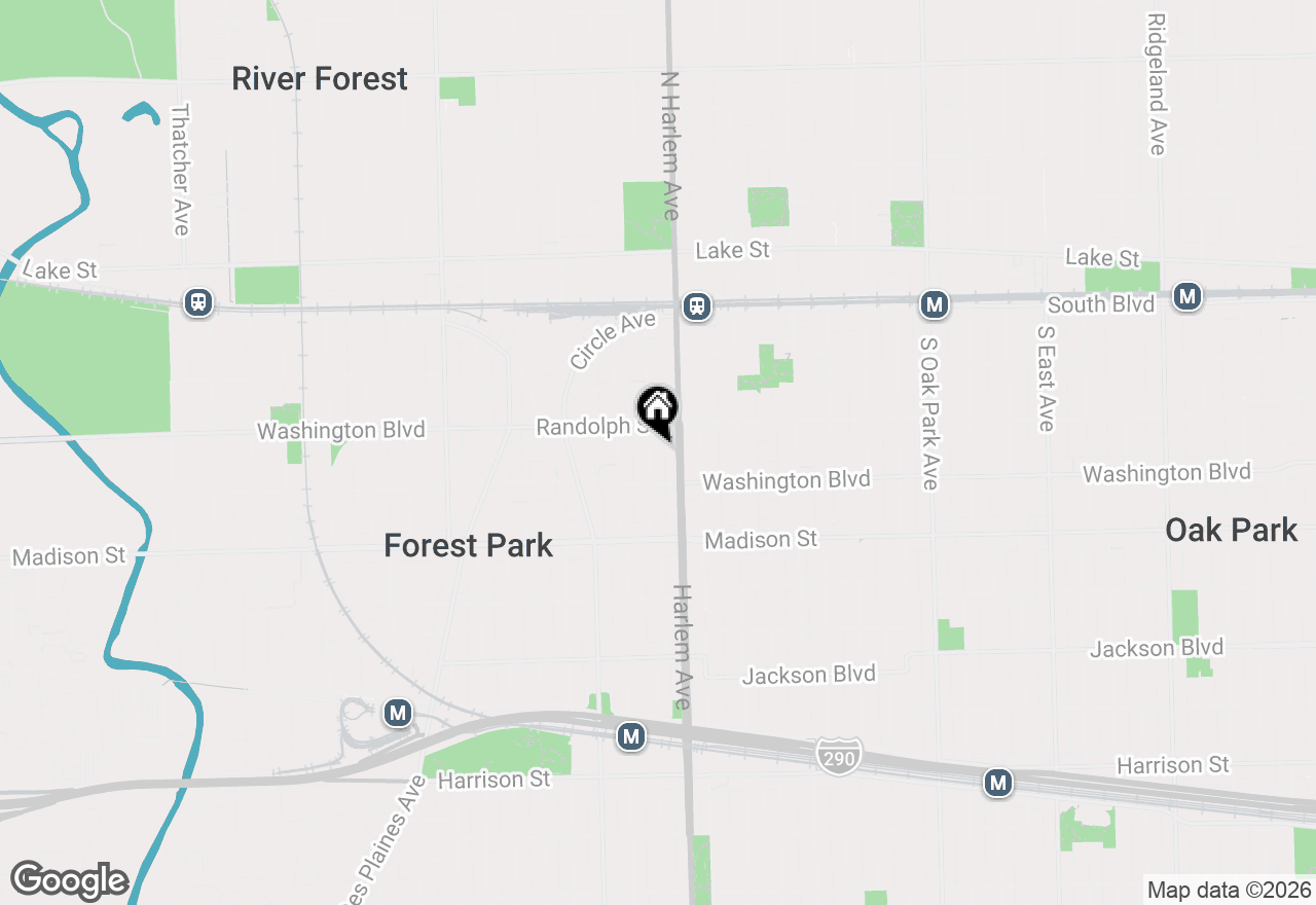 Map of 220 Elgin Avenue, Forest Park, IL 60130