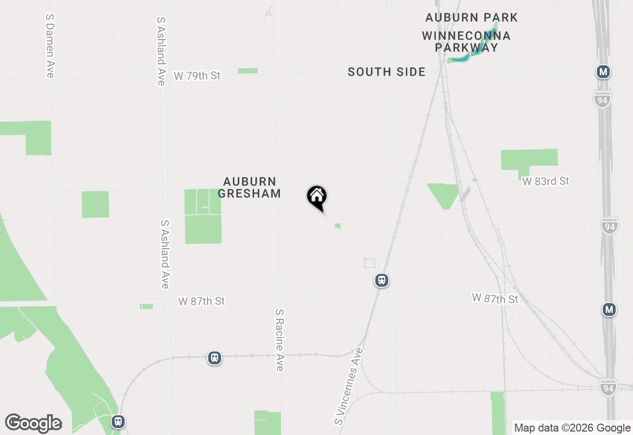 Map of 8404 S Carpenter Street, Chicago, IL 60620