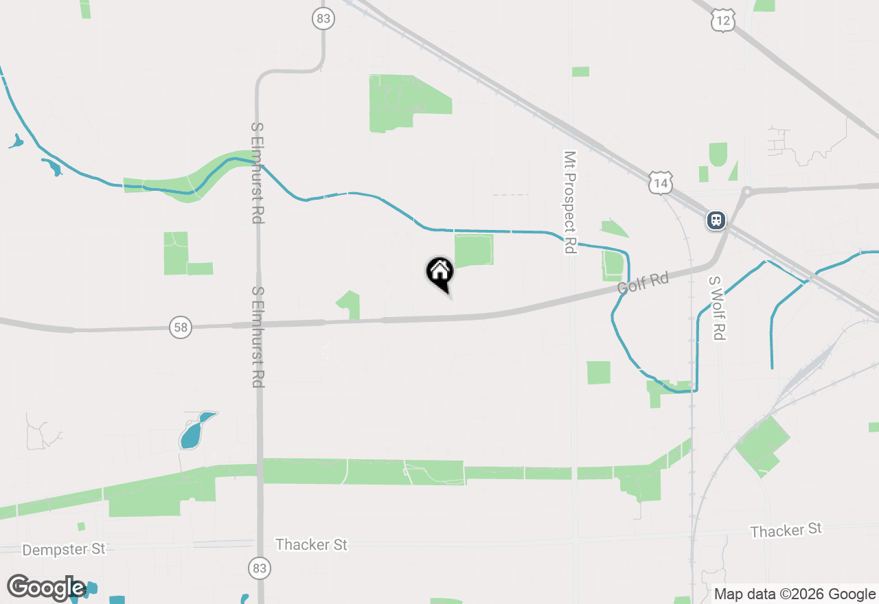 Map of 915 S Owen Street, Mount Prospect, IL 60056