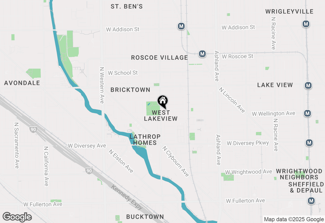 Map of 3015 N Damen Avenue #1, Chicago, IL 60618