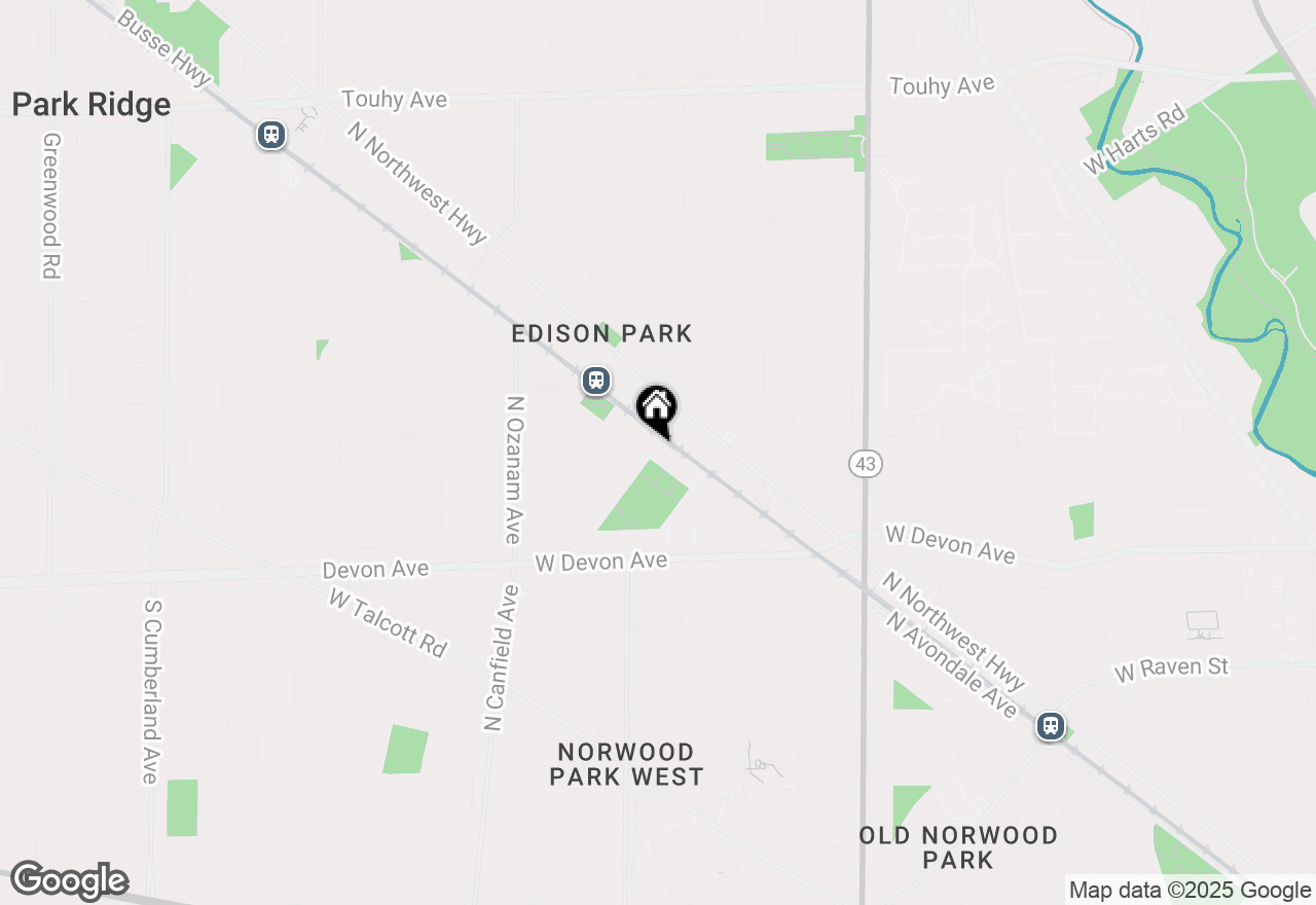 Map of 6585 N Avondale, Chicago,  60631