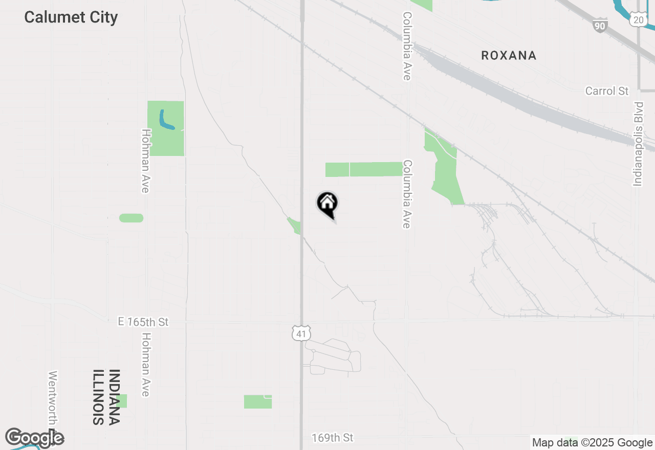 Map of 904 Field Street, Hammond, IN 46320