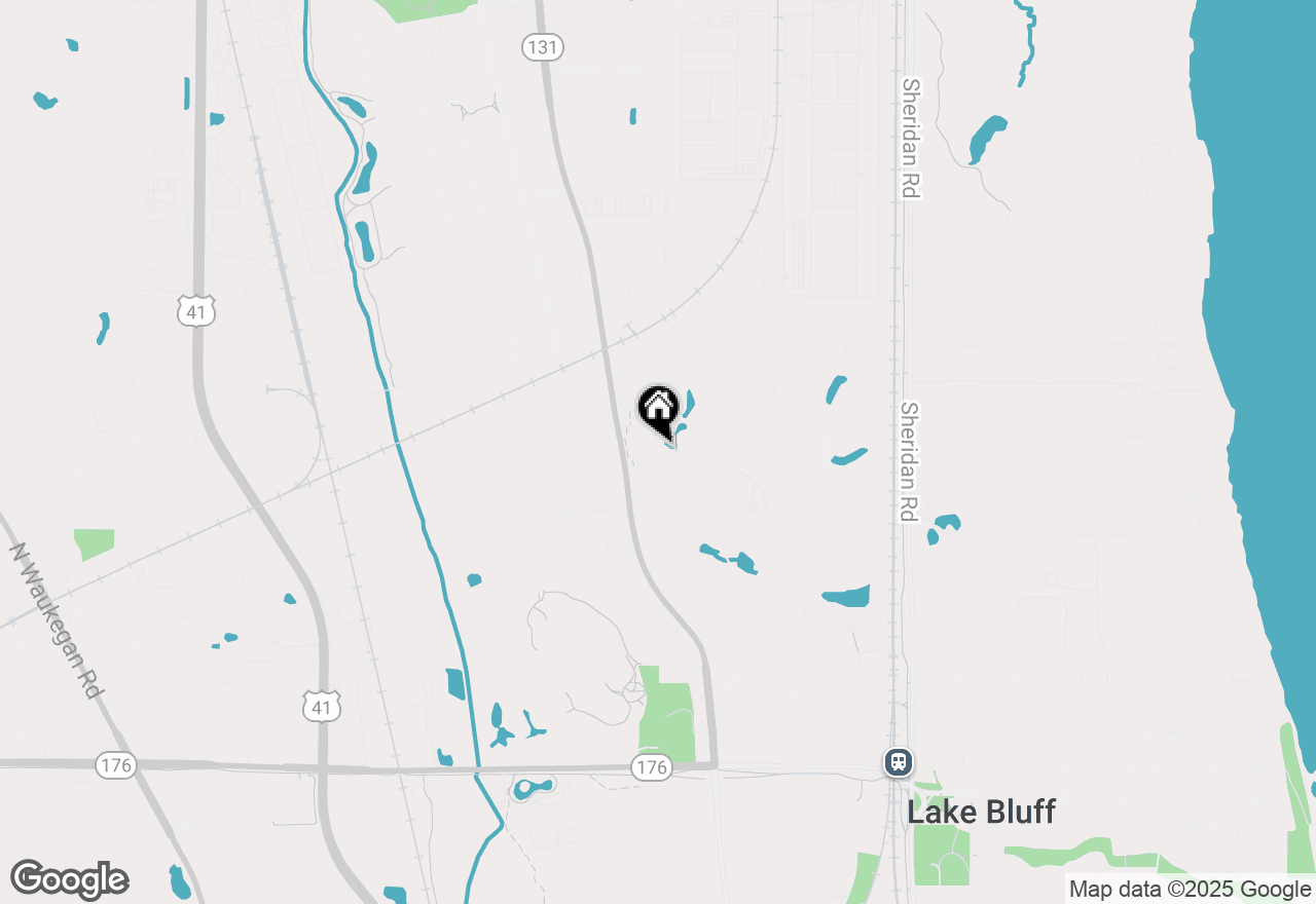 Map of 8 Warrington Drive, Lake Bluff, IL 60044