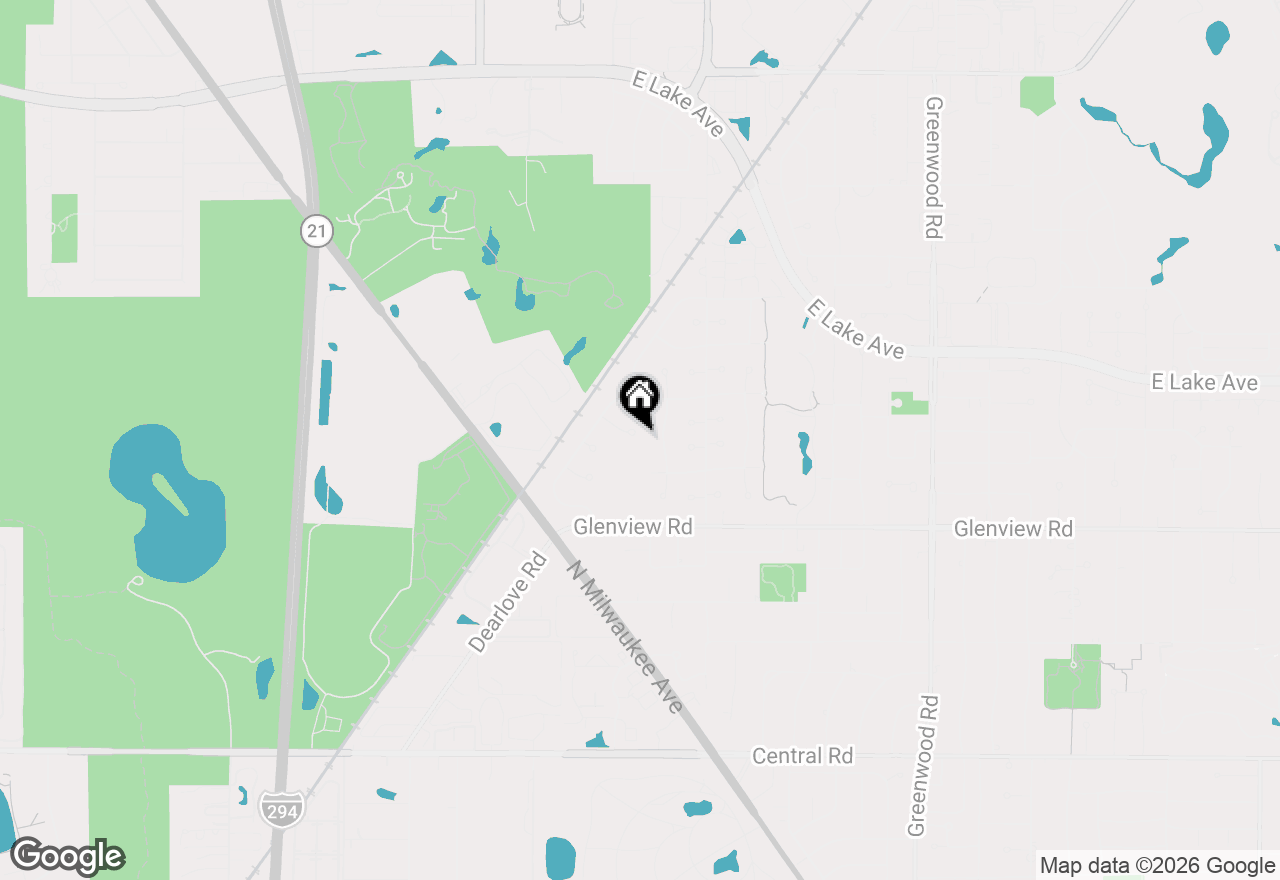 Map of 3919 Gloria Court, Glenview, IL 60025