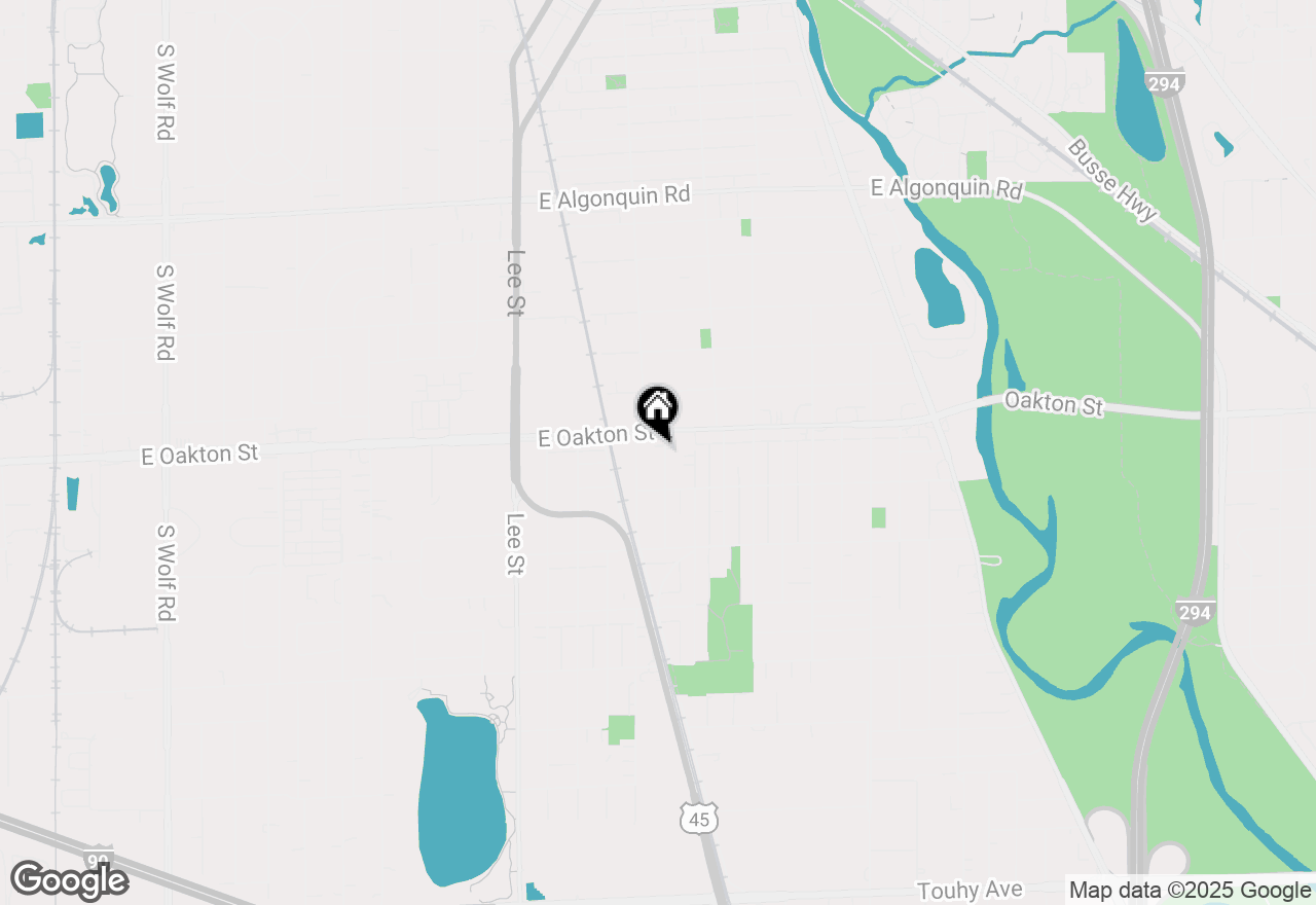 Map of 1632 S Elm Street, Des Plaines, IL 60018