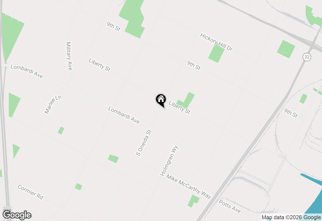 Map of 1735 S Oneida St, Green Bay, WI 54304