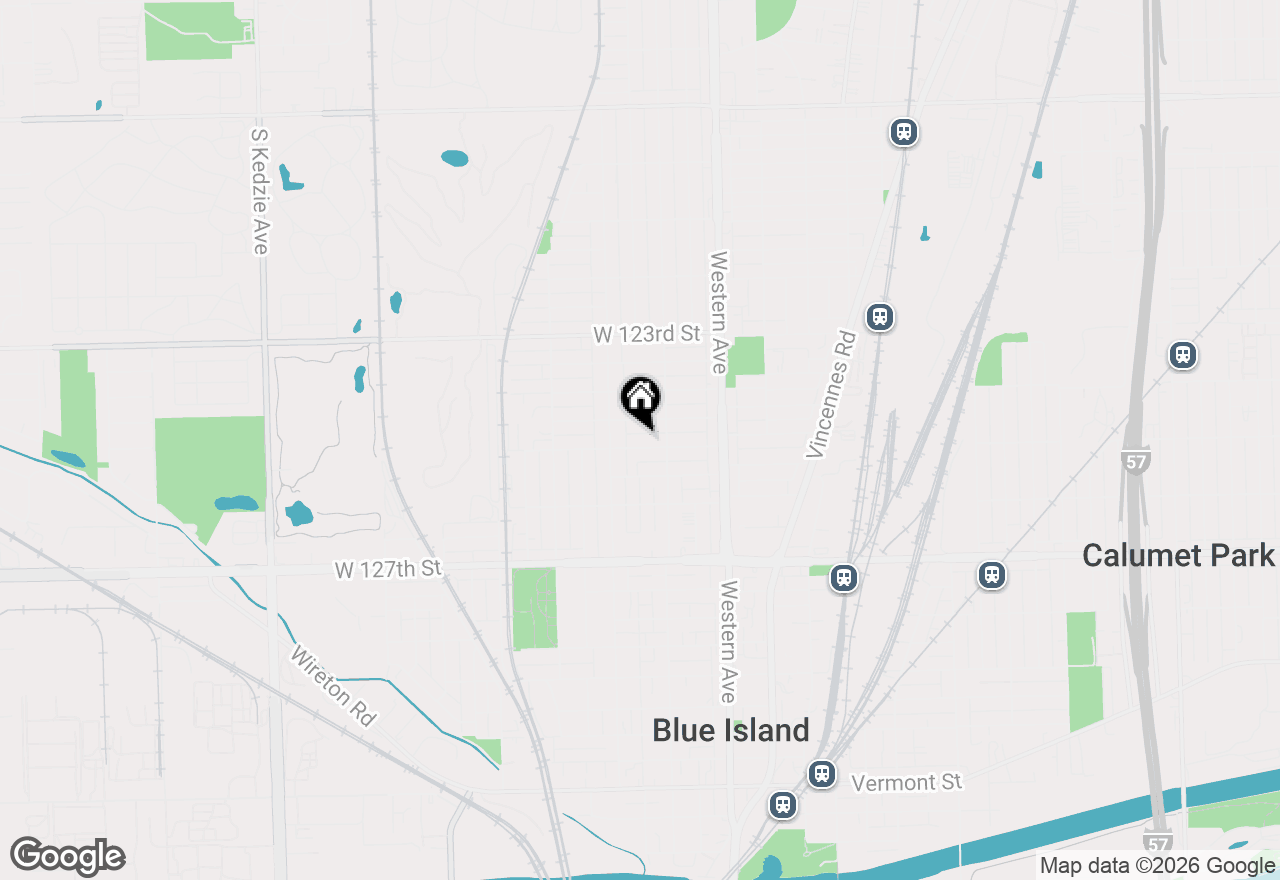 Map of 2528 Cochran Street, Blue Island, IL 60406