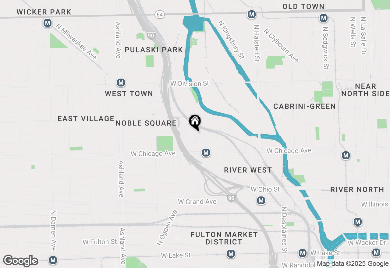 Map of 860 N Elston Avenue #8, Chicago, IL 60642