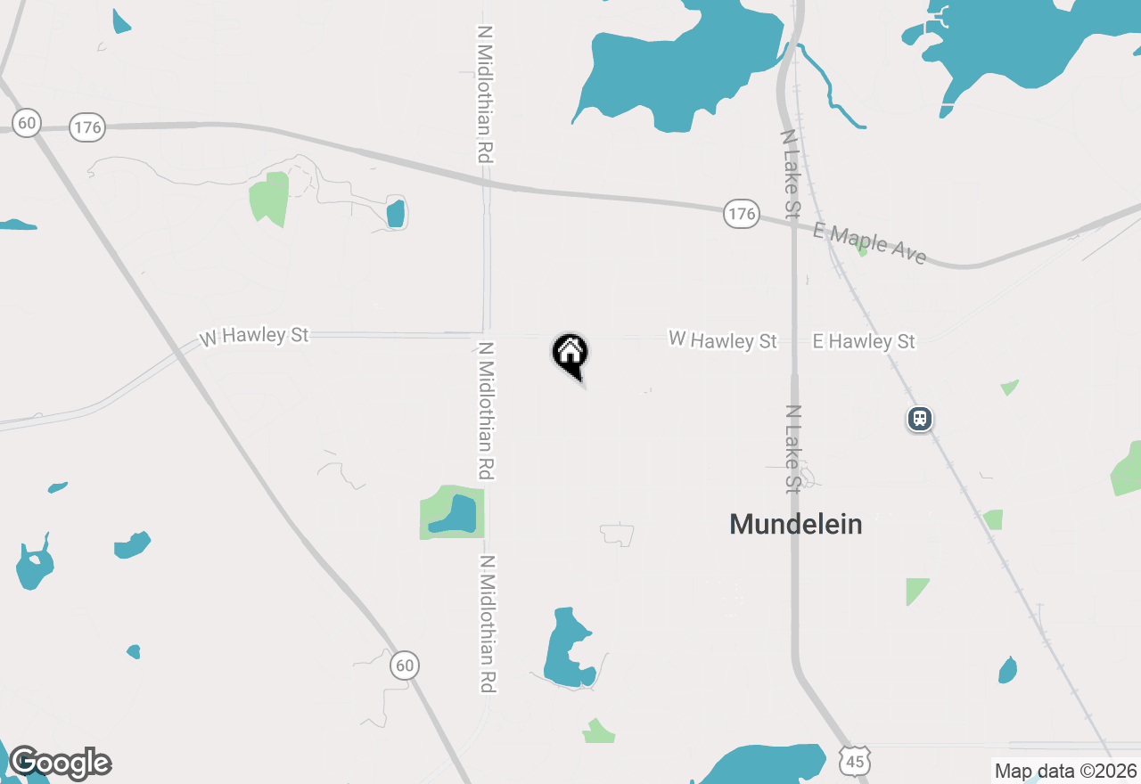 Map of 267 N Idlewild Avenue, Mundelein, IL 60060