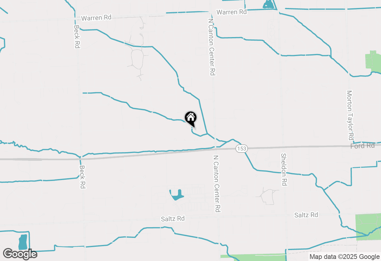 Map of 5824 Hathaway Road, Canton, MI 48187