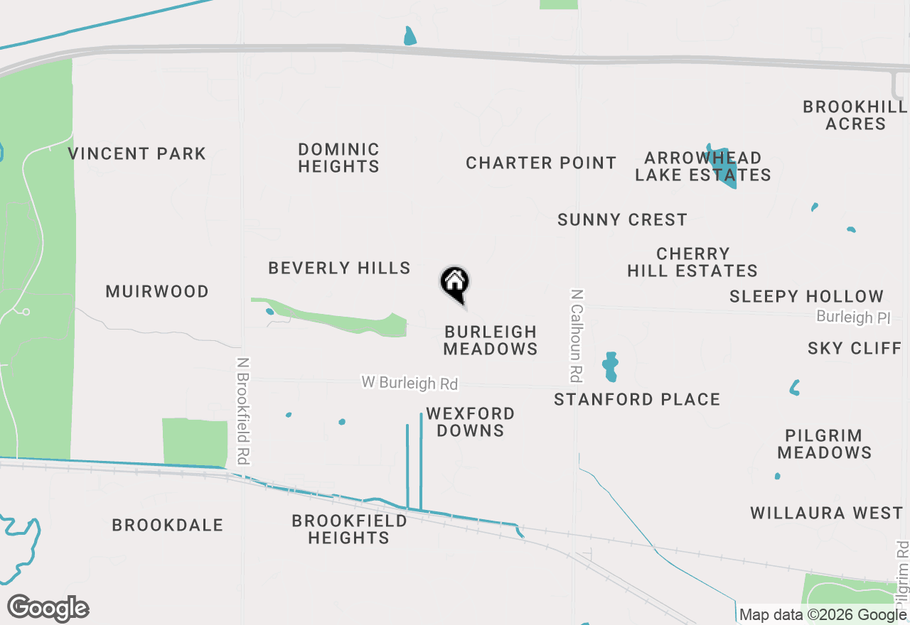 Map of 3260 Nassau Dr, Brookfield, WI 53045