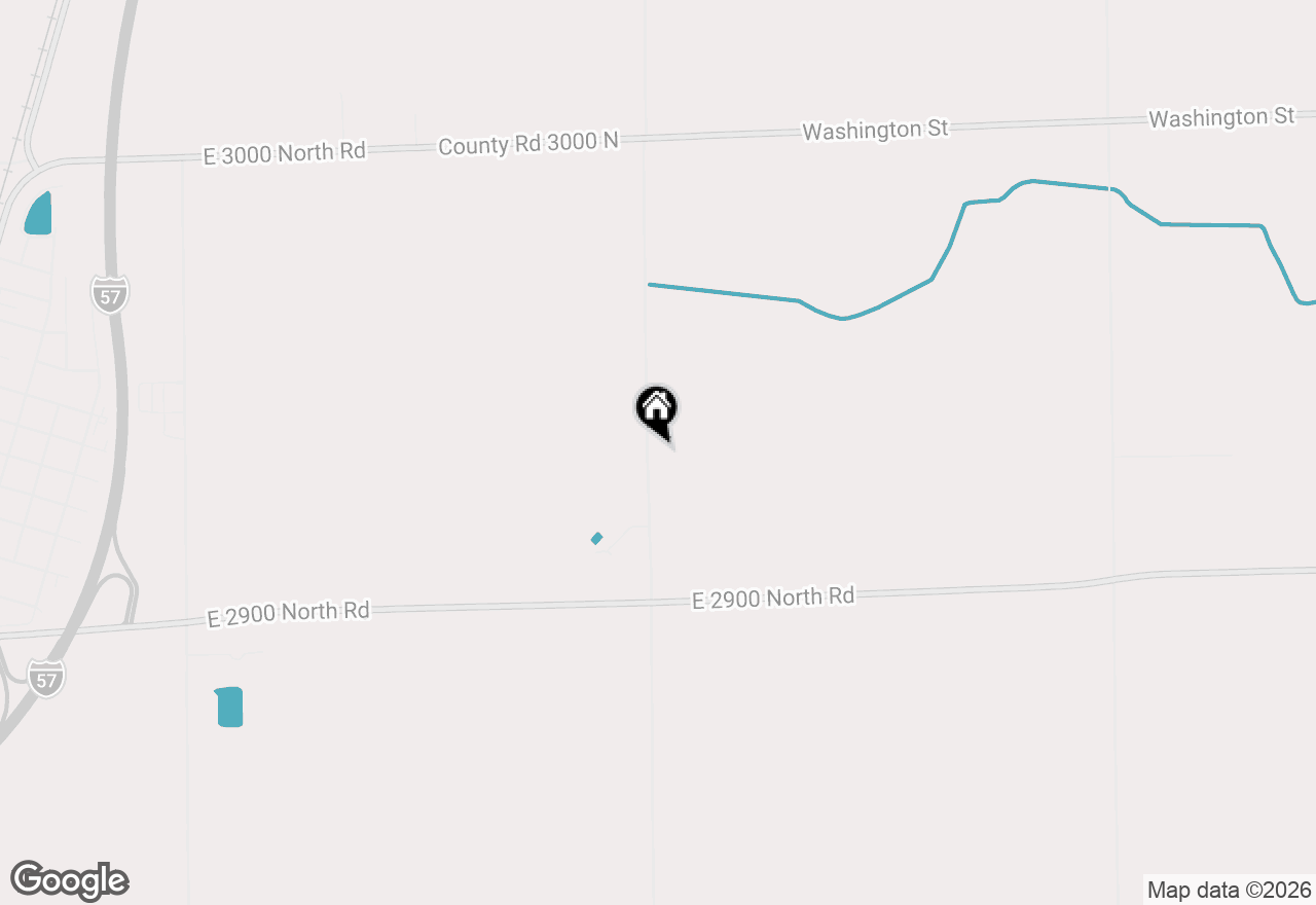 Map of 2930 N 1200 E. Road, Clifton, IL 60927