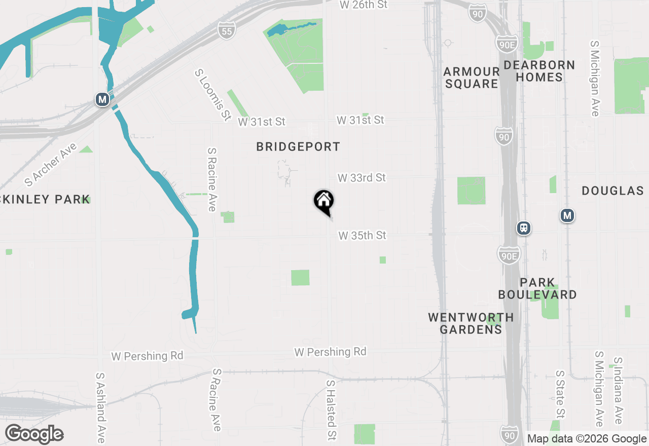 Map of 3450 S Halsted Street #409, Chicago, IL 60608