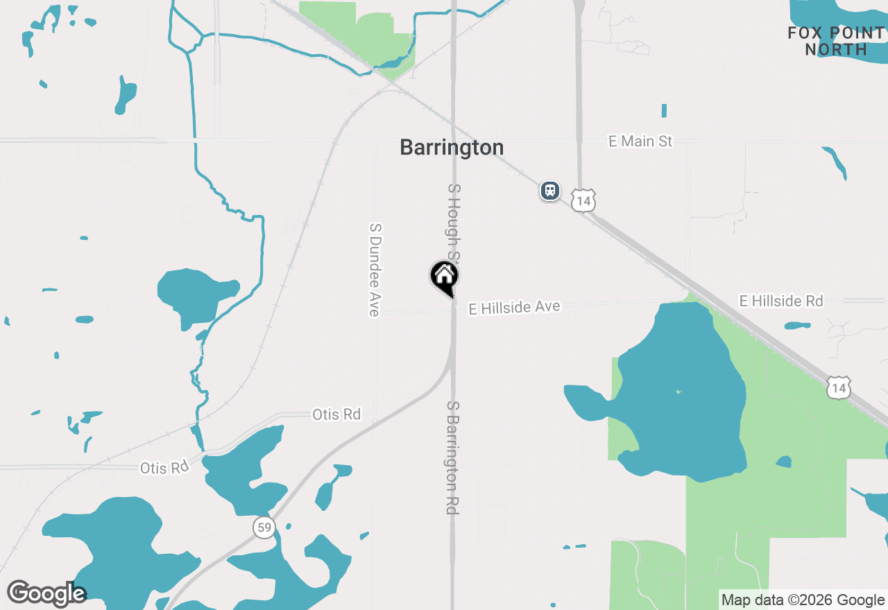 Map of 114 Hillside Avenue, Barrington, IL 60010