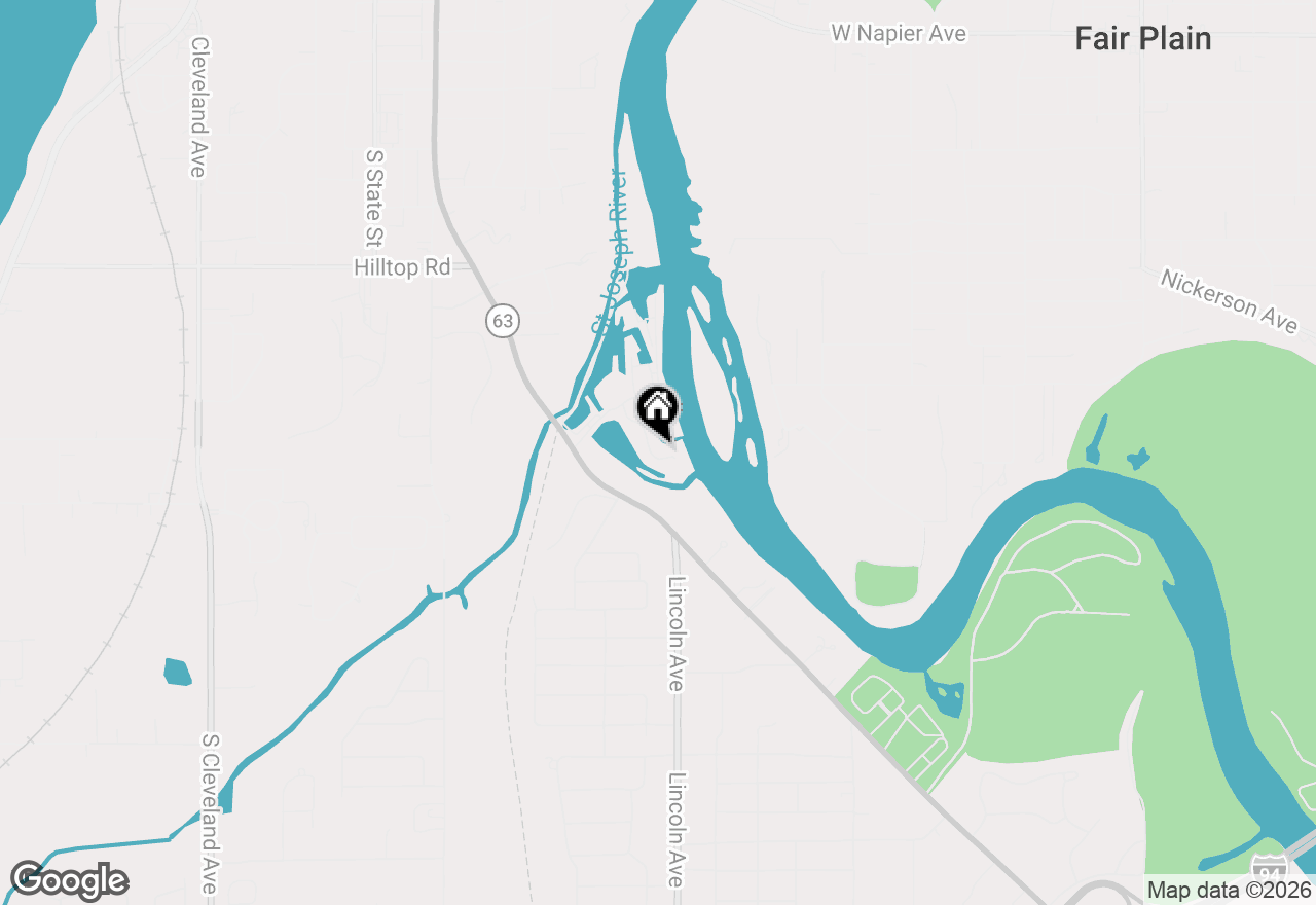 Map of 2491 Bay Pointe Drive, St. Joseph, MI 49085
