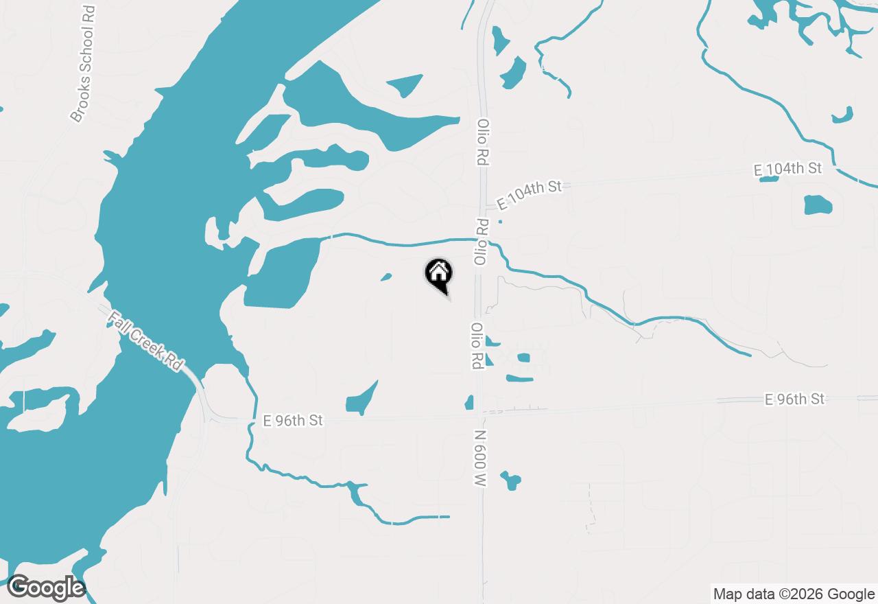 Map of 9986 Wild Turkey Row, Fishers, IN 46055