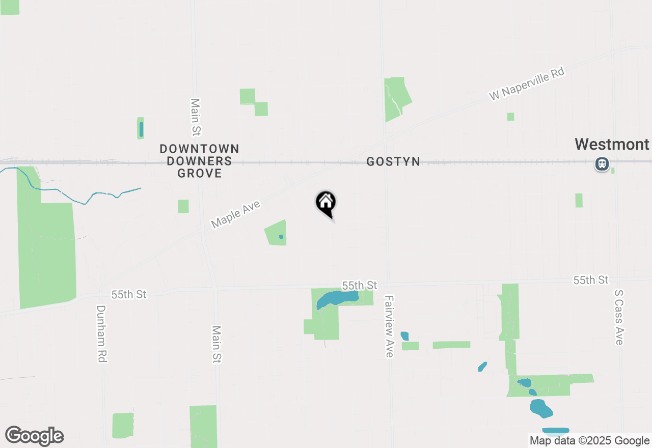 Map of 5244 Blodgett Avenue, Downers Grove, IL 60515