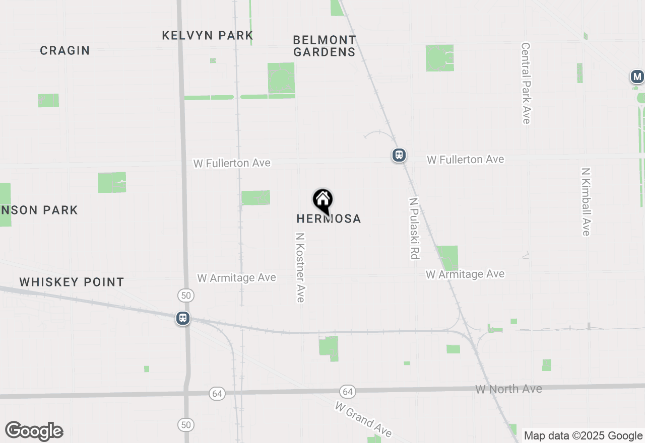 Map of 4311 W Palmer Street, Chicago, IL 60639