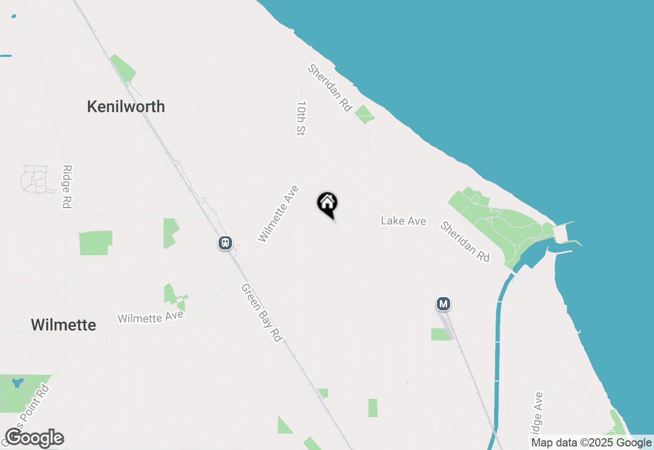 Map of 835 Lake Avenue, Wilmette, IL 60091