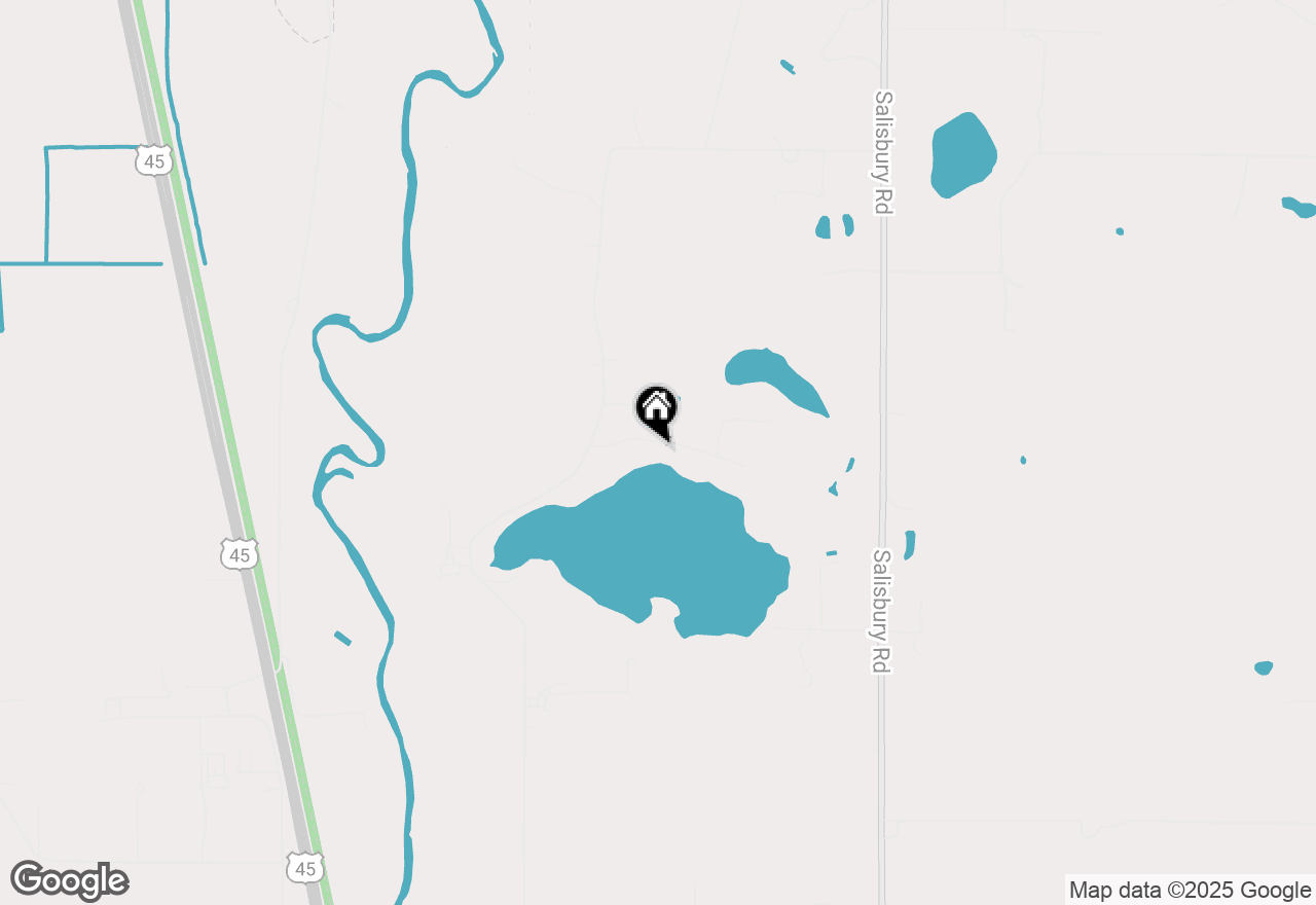 Map of 3057 Smith Lake Rd, West Bend, WI 53090