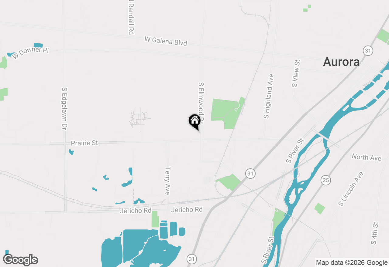 Map of 428 Ingleside Avenue, Aurora, IL 60506