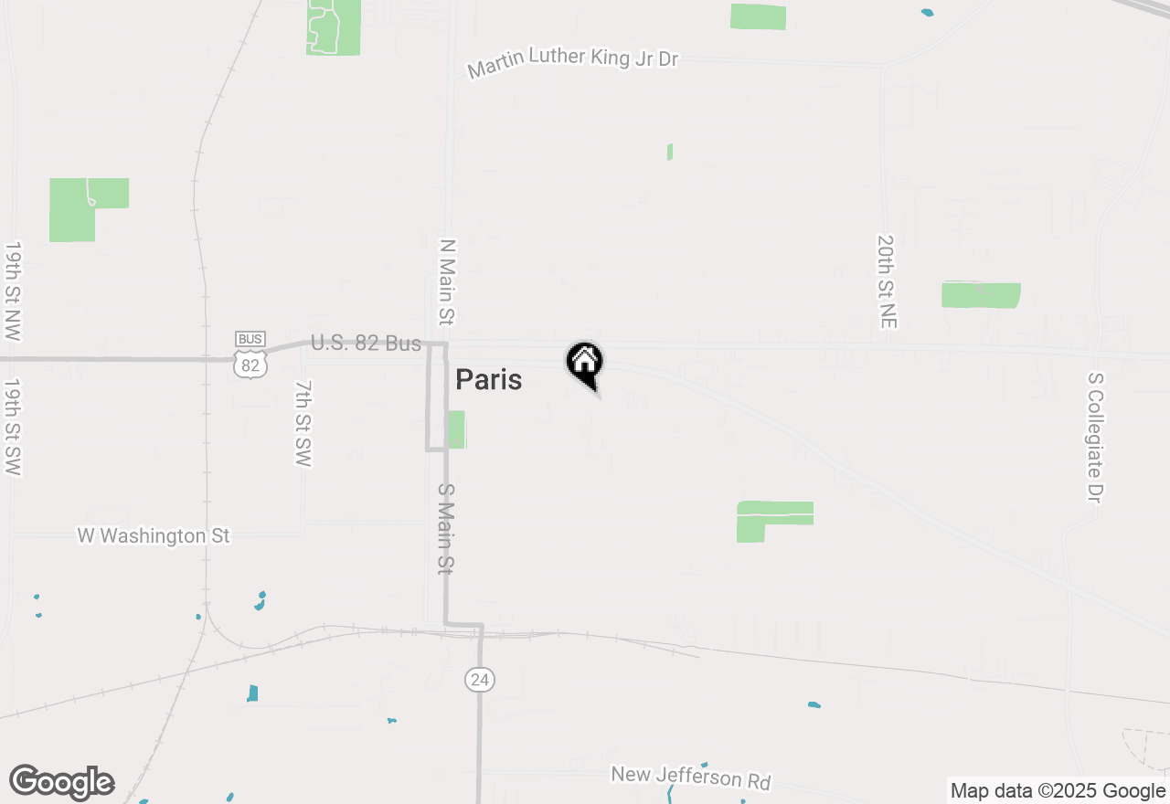 Map of 620 Fort Street, Paris, TX 75460
