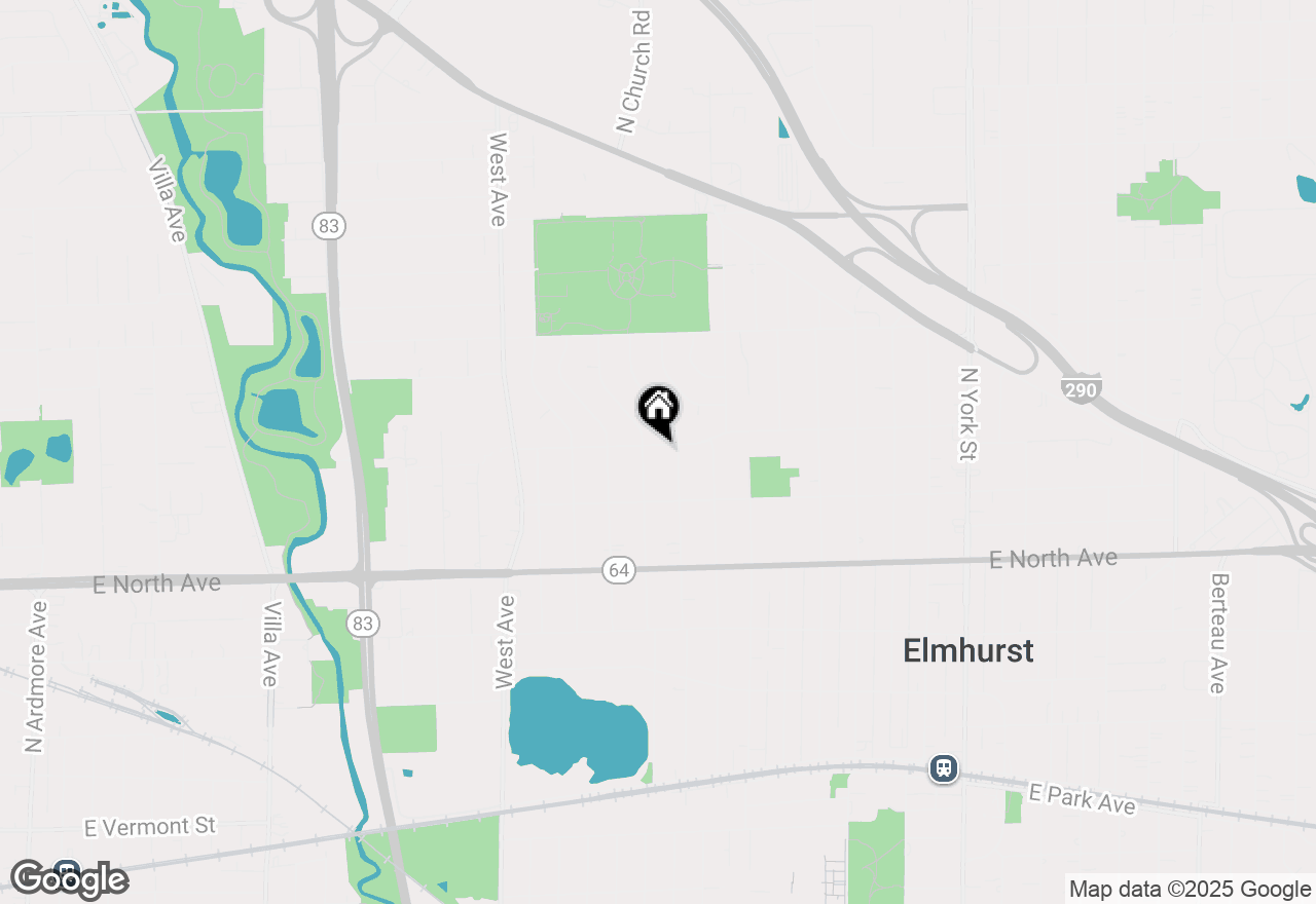 Map of 372 W Fremont Avenue, Elmhurst, IL 60126