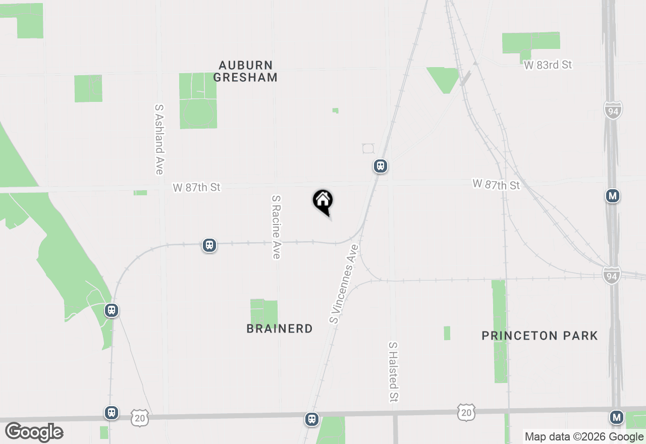 Map of 8819 S Carpenter Street, Chicago, IL 60620