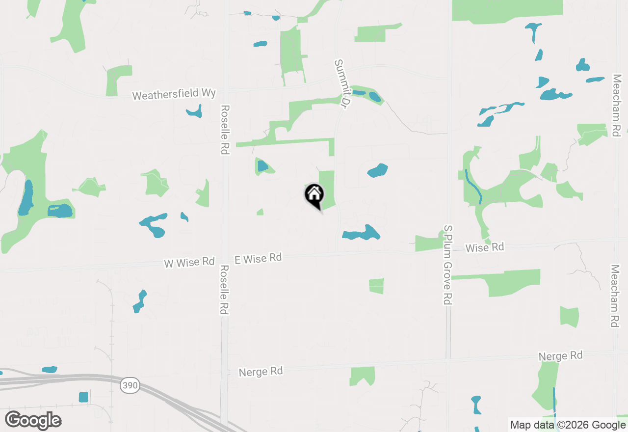 Map of 1020 Brunswick Harbor #5001, Schaumburg, IL 60193