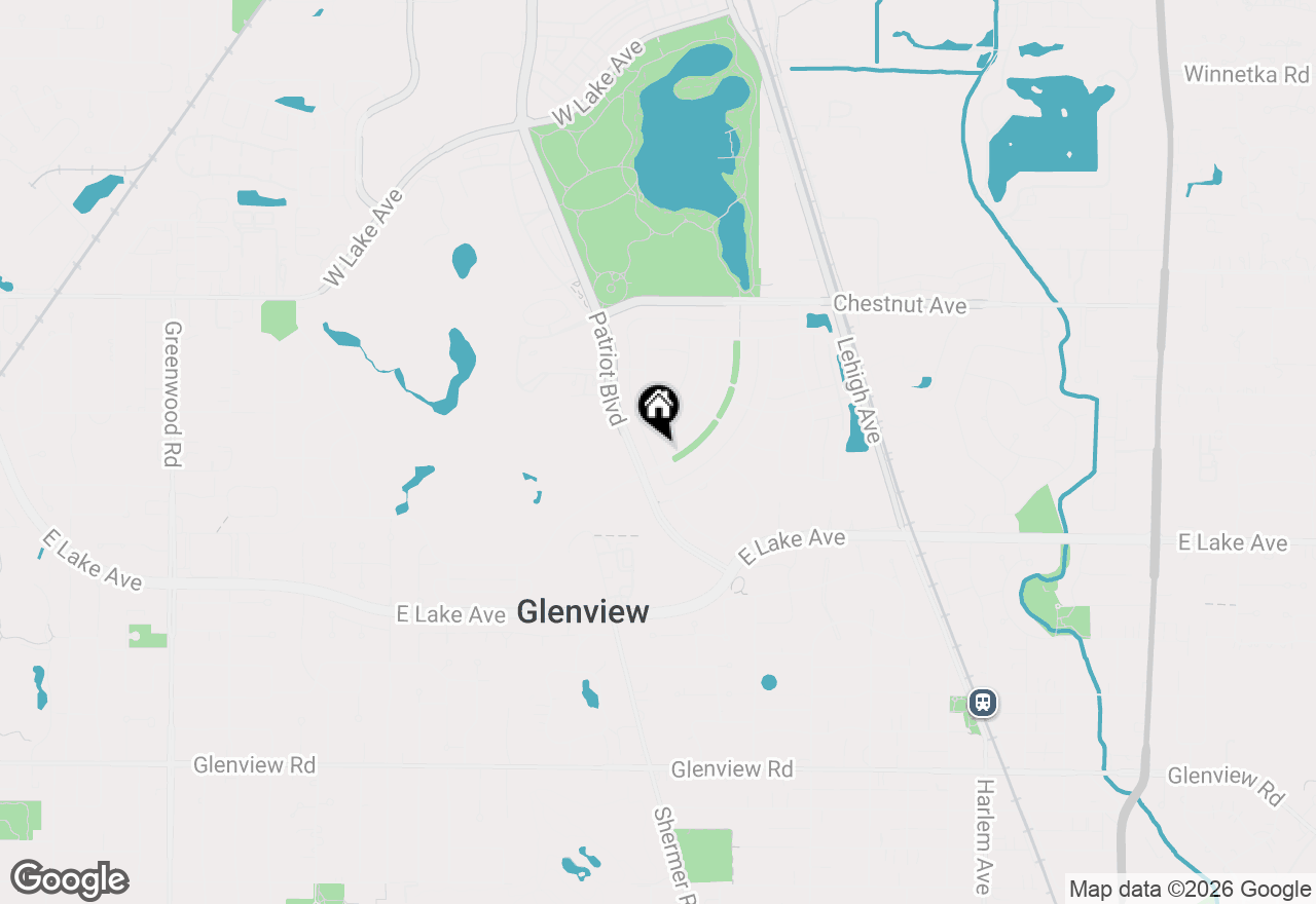 Map of 1534 Constitution Drive, Glenview, IL 60026