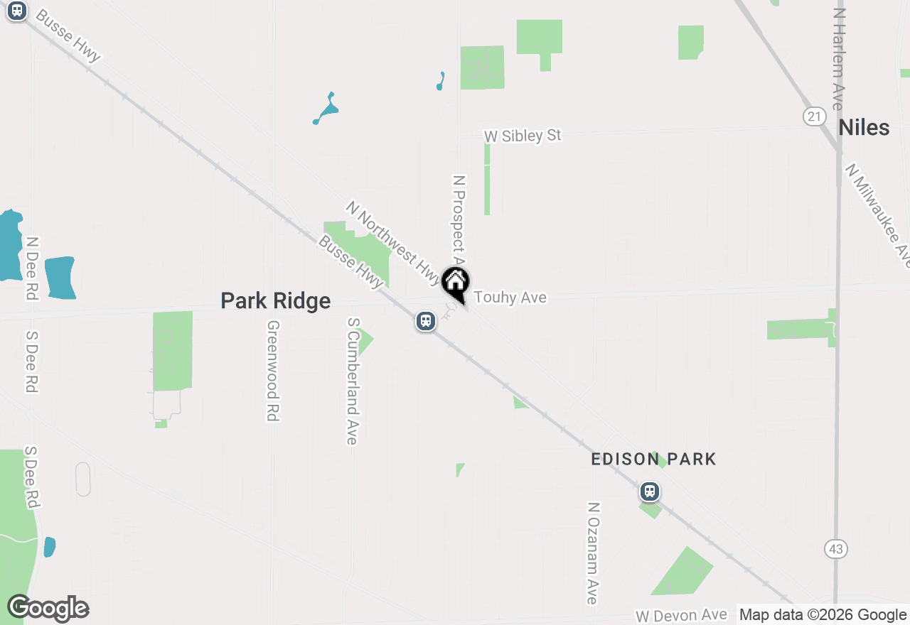 Map of 15 S Prospect Avenue #5, Park Ridge, IL 60068