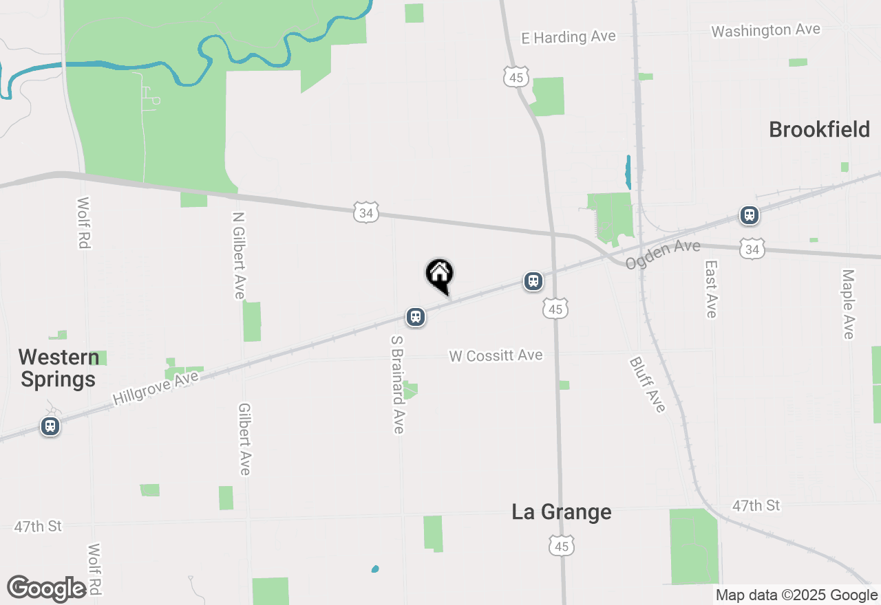 Map of 600 W Hillgrove Avenue #5, Western Springs, IL 60558