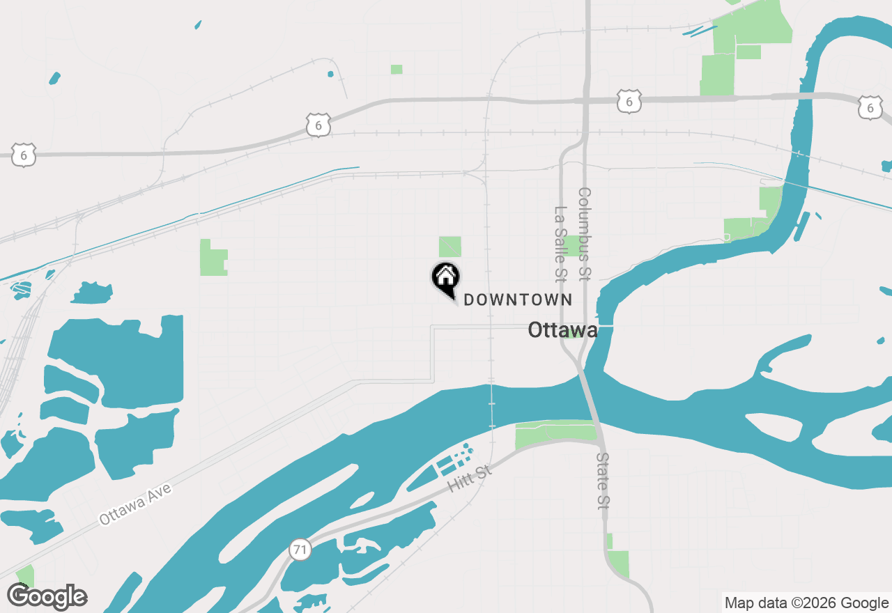 Map of 639 W Madison Street, Ottawa, IL 61350