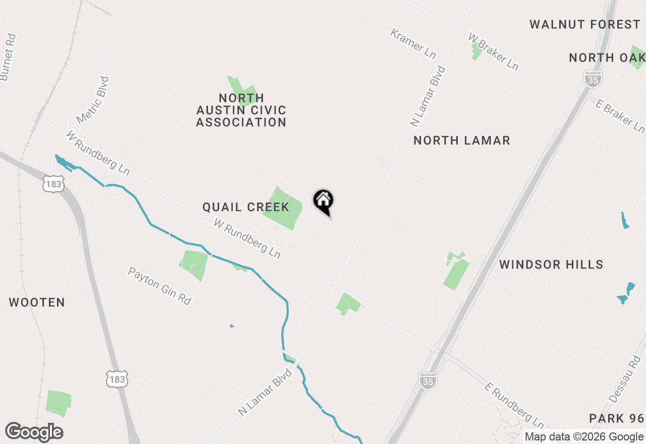 Map of 9610 Covey Rdg, Austin, TX 78758