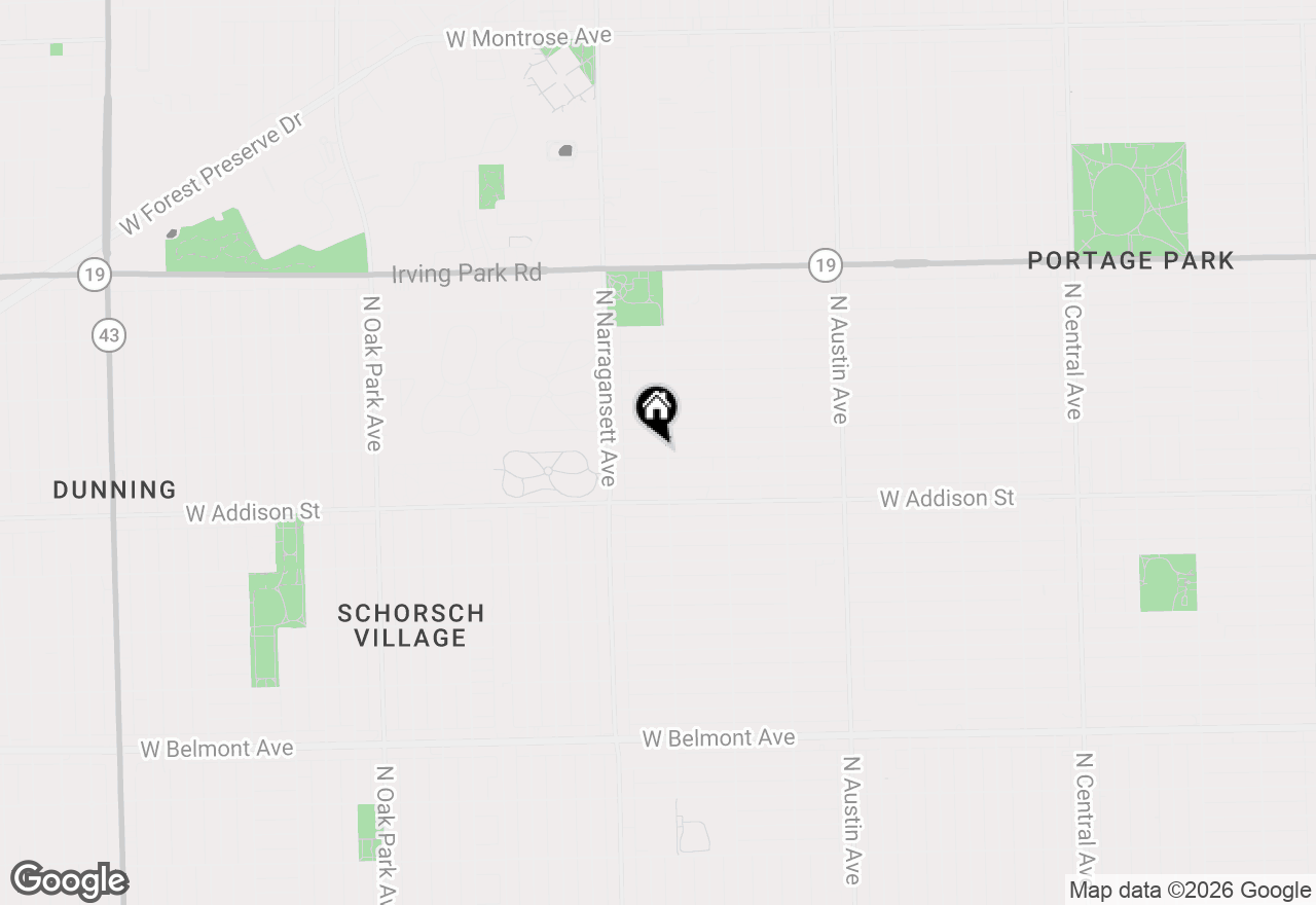 Map of 6309 W Waveland Avenue, Chicago, IL 60634