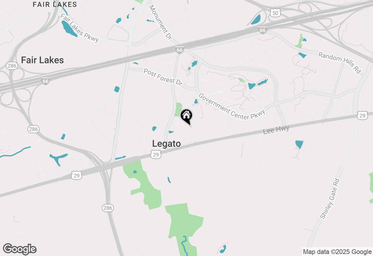 Map of 4629 Buckhorn Ridge, Fairfax, VA 22030