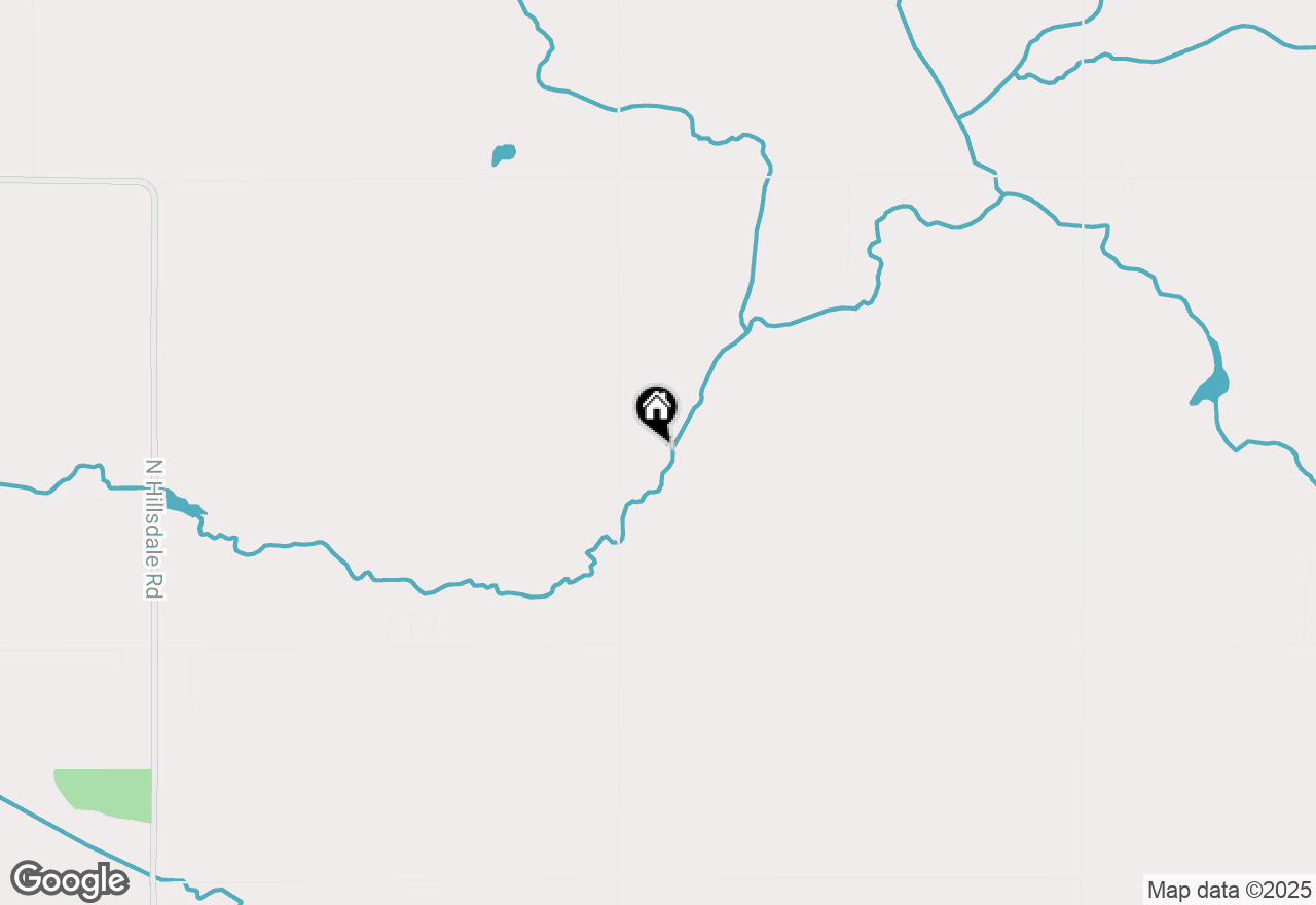 Map of V/L Half Moon Lake Road, Hillsdale, MI 49242