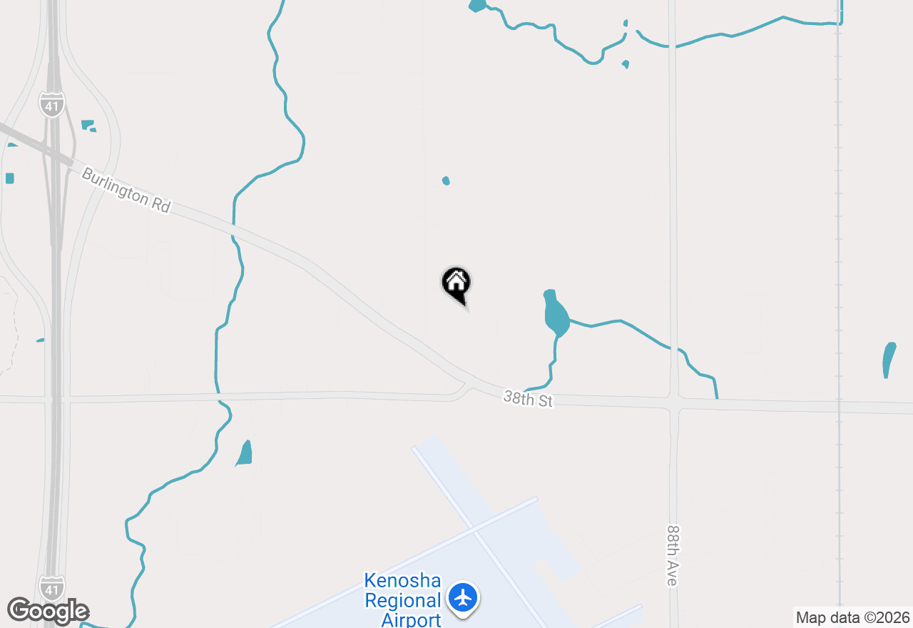 Map of 3431 100th Ave, Kenosha, WI 53144