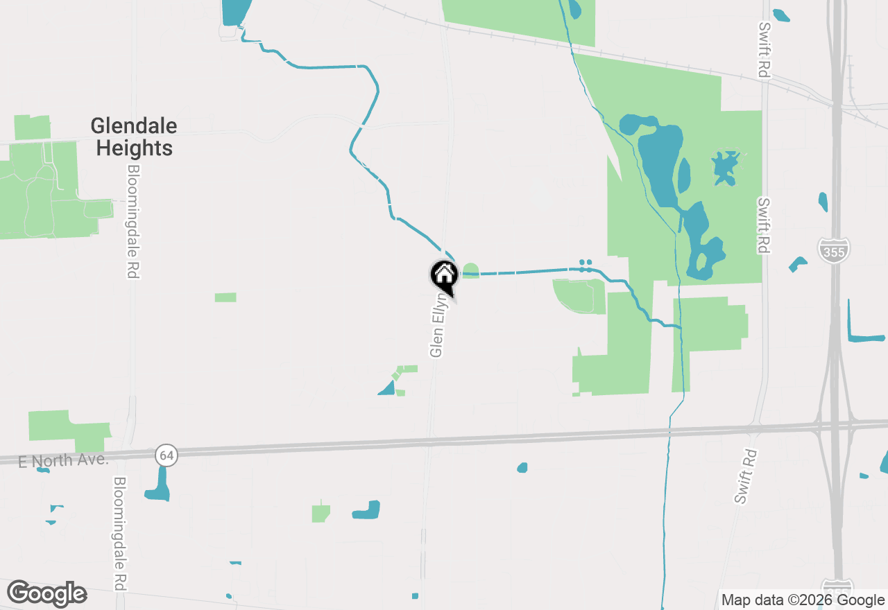 Map of 1373 Glen Ellyn Road, Glendale Heights, IL 60139